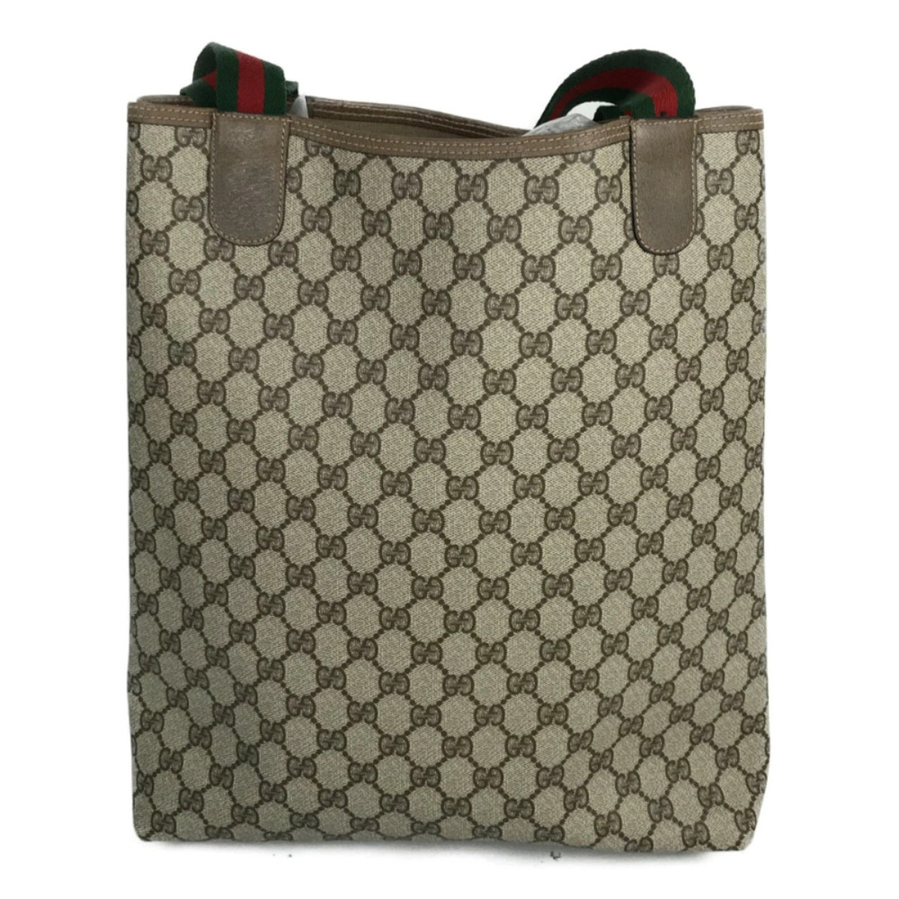 Gucci Bag Line Sherry Supreme web beige brown Tote GG canvas Tan Brown
